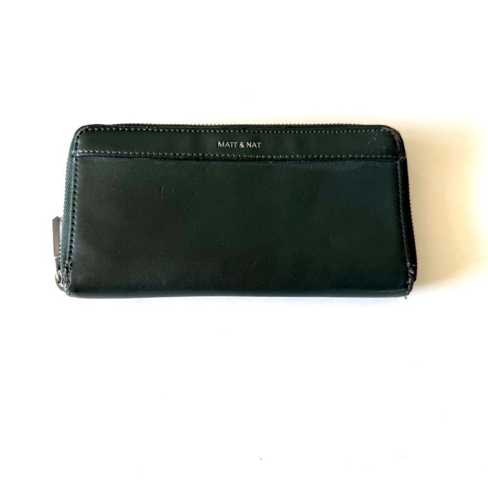 Matt & Nat Dark Green Vegan Leather Wallet